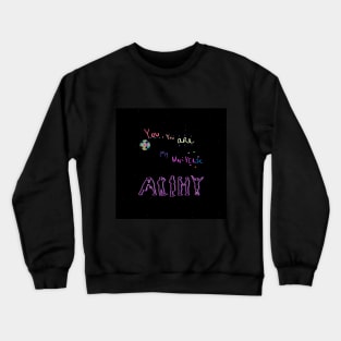 You, you are My Universe - BTSxColdplay Lyrics with logo Crewneck Sweatshirt